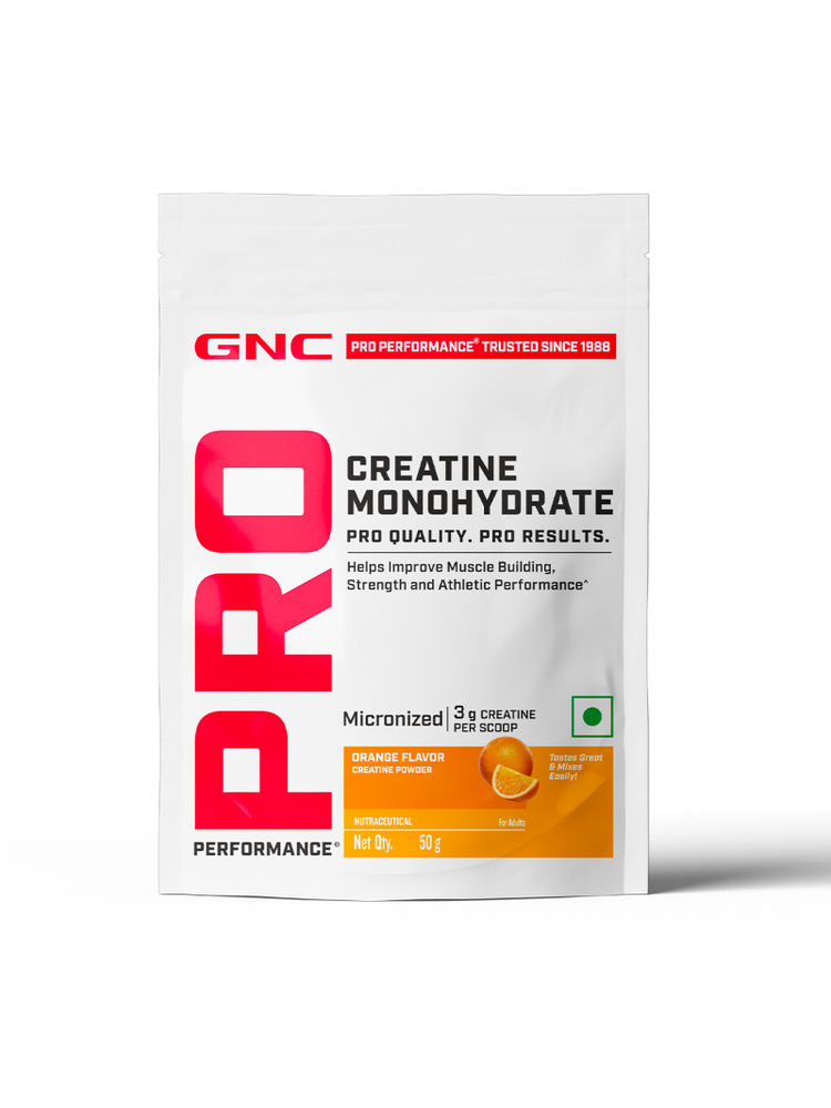 GNC Pro Performance Pure Micronized Creatine Monohydrate Powder - Orange