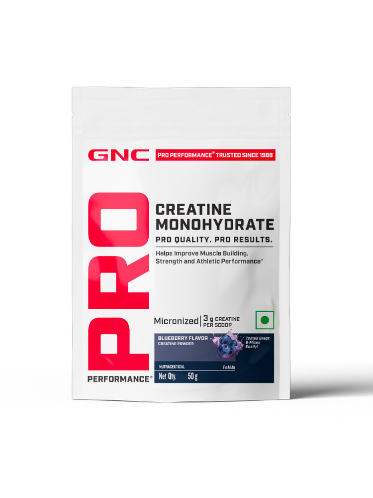 GNC Pro Performance Pure Micronized Creatine Monohydrate Powder - Blueberry