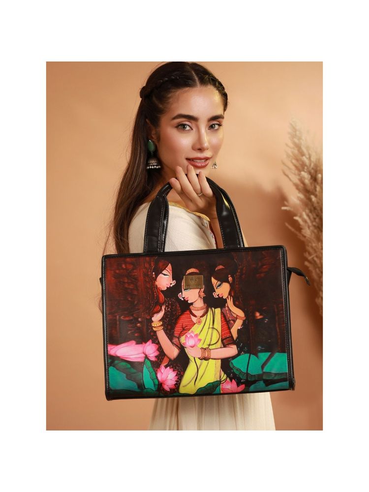Priyaasi Cultural Womaniya Digital Print Tote Bag
