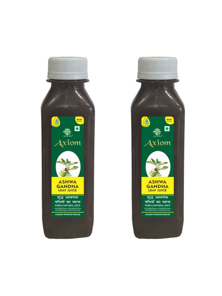 axiom ashwagandha leaf juice - pack of 2