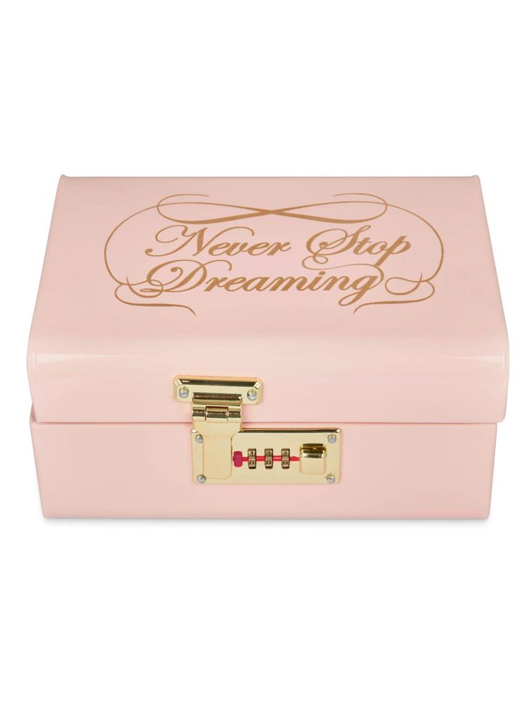 Living With Elan Vintage Dreaming Metal Storage Decorative Box Trunk-Powder Pink-image-25