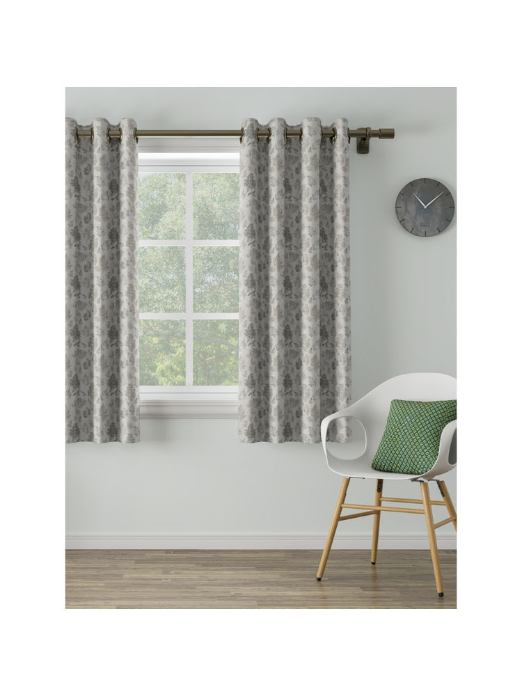 DDecor Live Beautiful Pack Of One 5 Feet Ready Made Curtain (Beige)-image-23