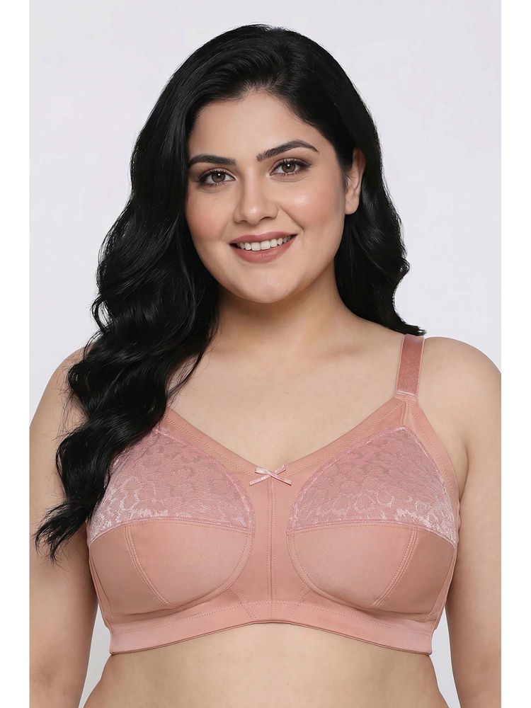 Zivame Beige True Curv Single Layered Non Wired Full Coverage Super Support Bra-picture-23