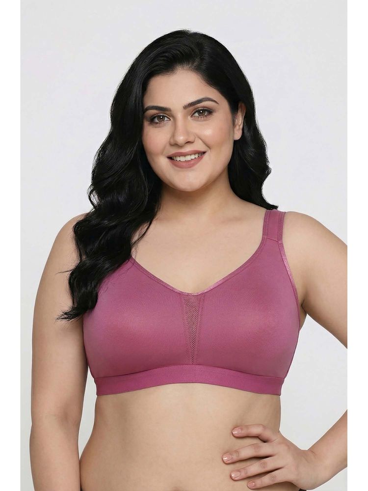 Zivame Purple True Curv Single Layered Non Wired Full Coverage Minimiser Bra-picture-12