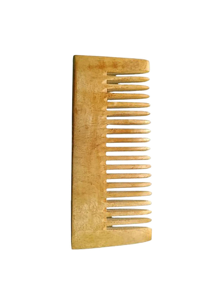 Beautiliss Kacchi Neem Handmade Wooden Comb-picture-10