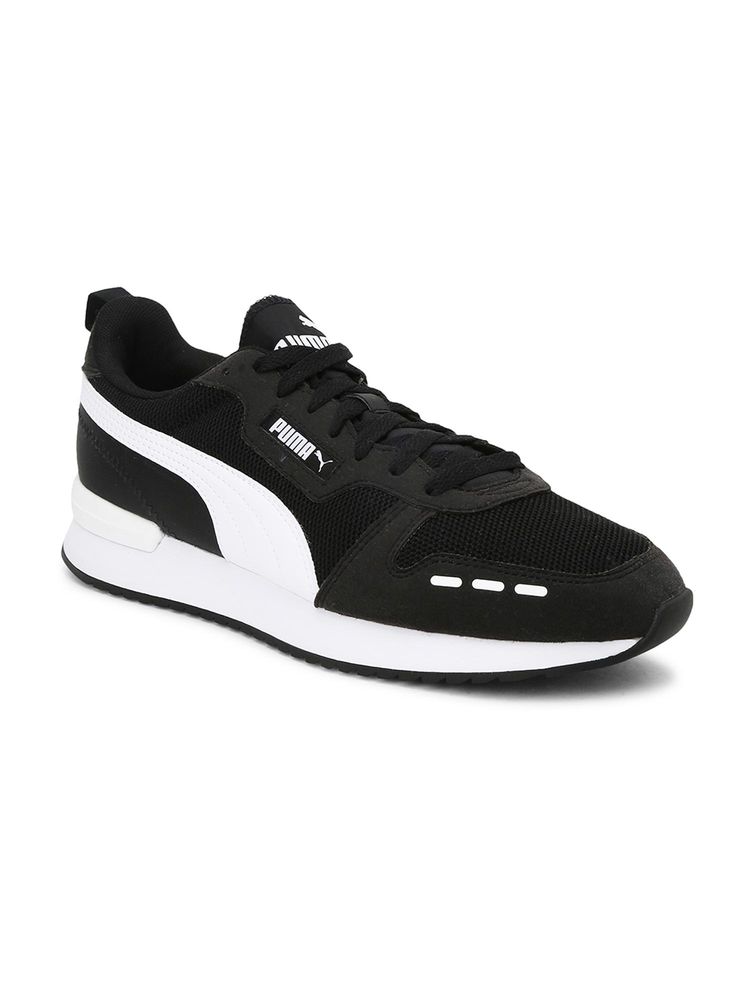 Puma R78 Unisex Black Sneakers