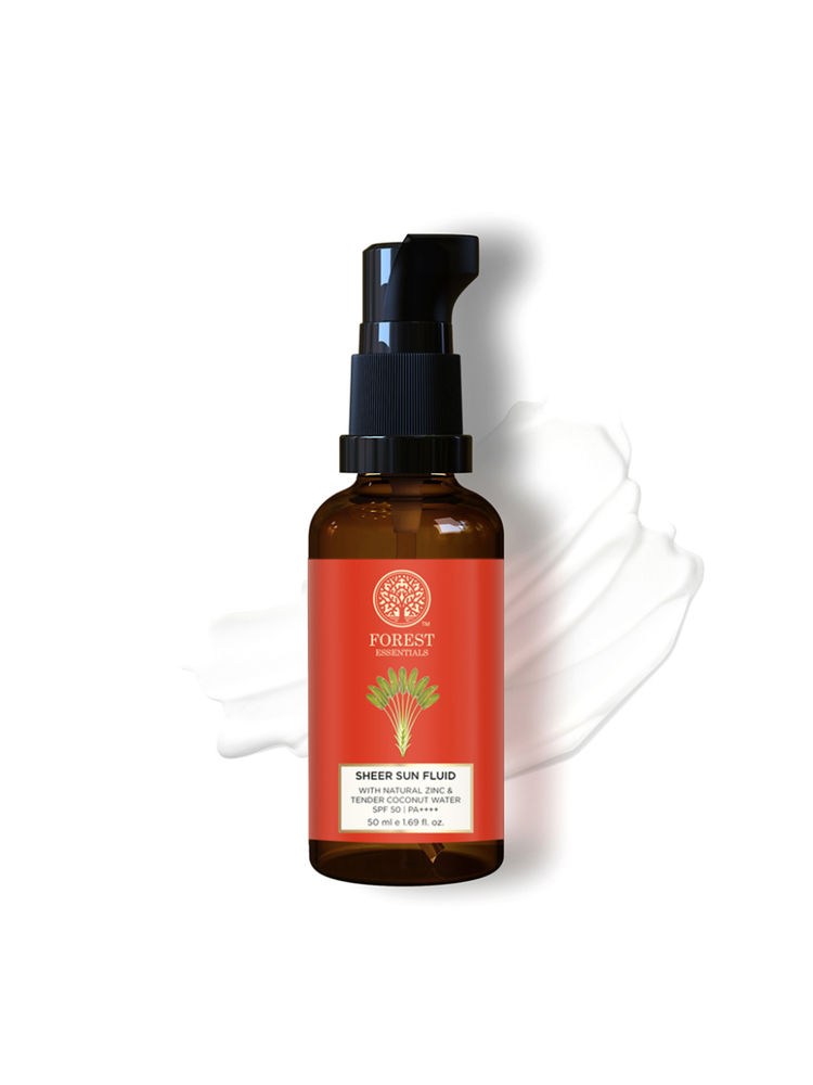 Forest Essentials Sheer Sun Fluid Sunscreen SPF 50 PA++++-picture-30
