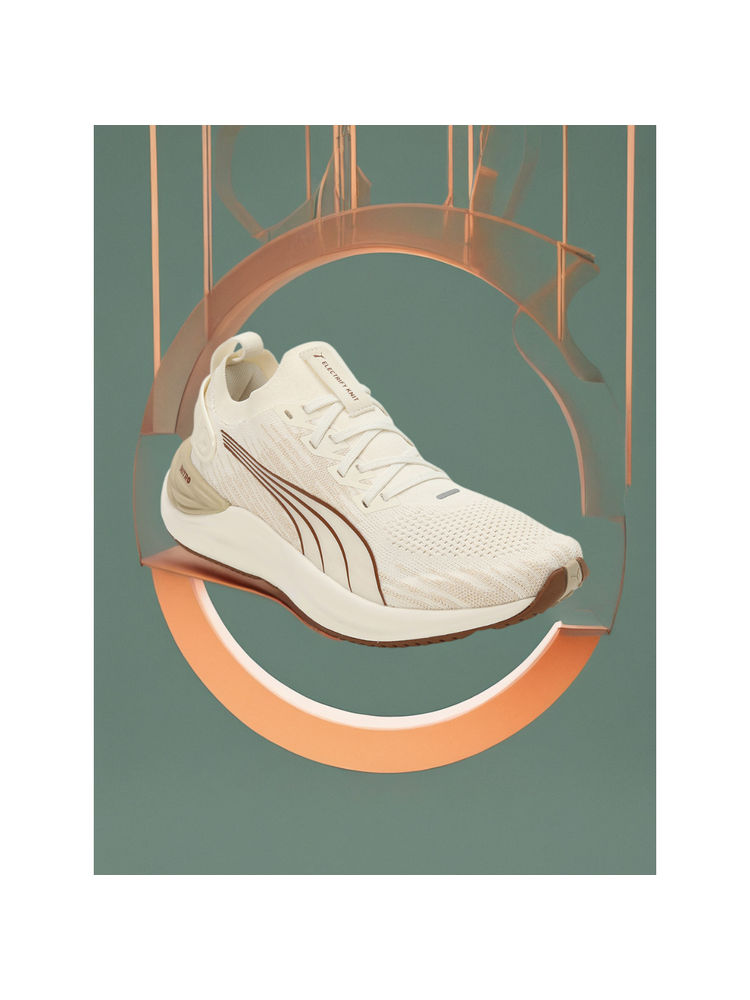 Puma Electrify Nitro 3 Knit Womens White Running Shoes-image-13