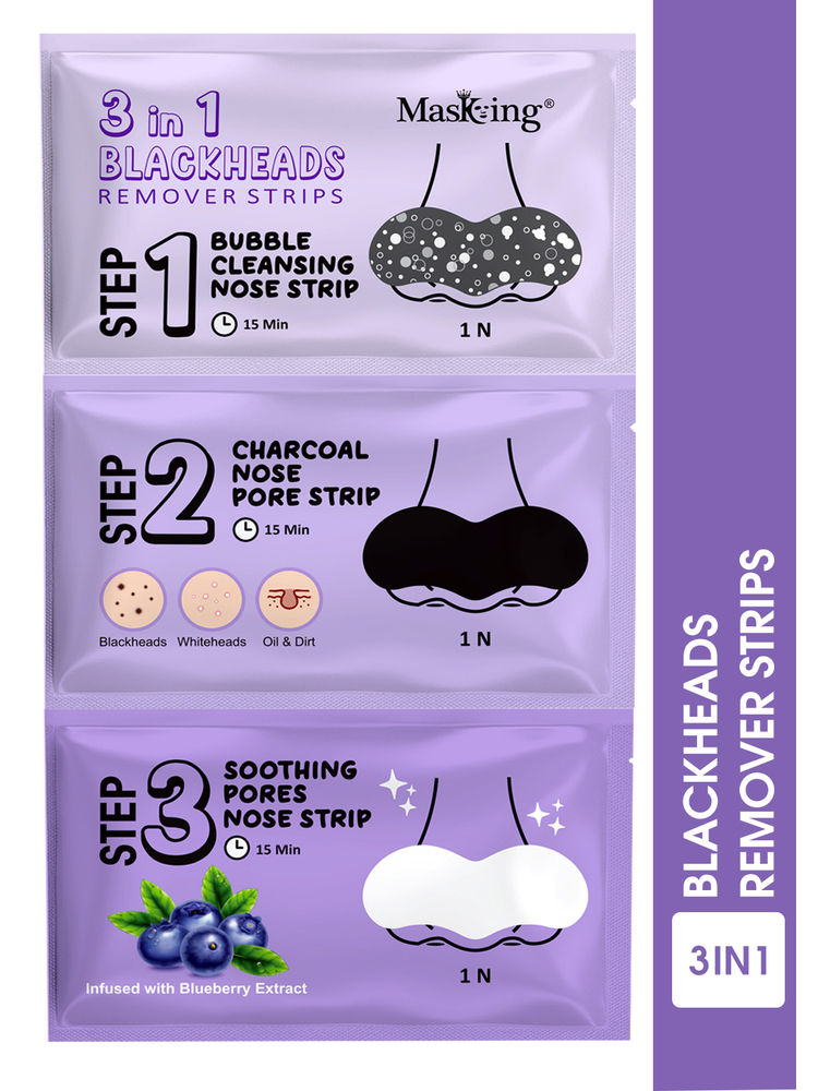 Masking 3 In1 Instant Blackheads & Whiteheads Removal Nose Strip