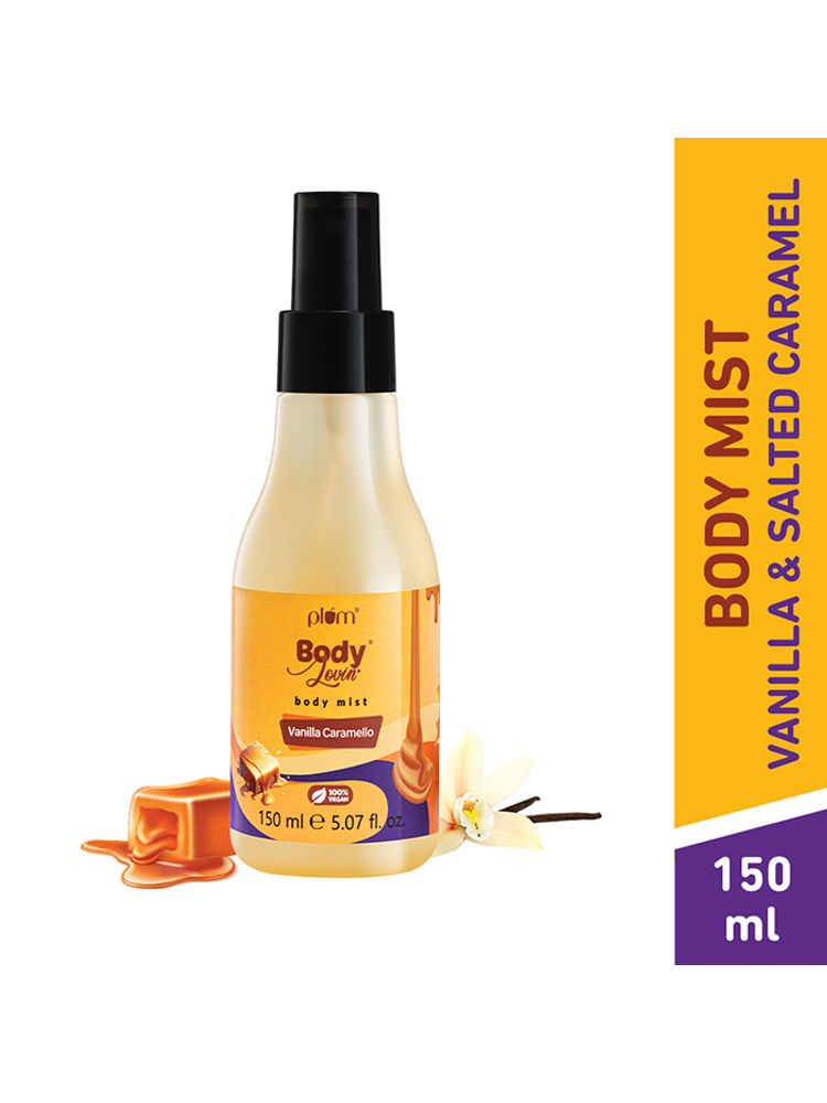 Plum BodyLovin' Vanilla Caramello Body Mist For A Long Lasting Warm Caramel Fragrance-picture-11