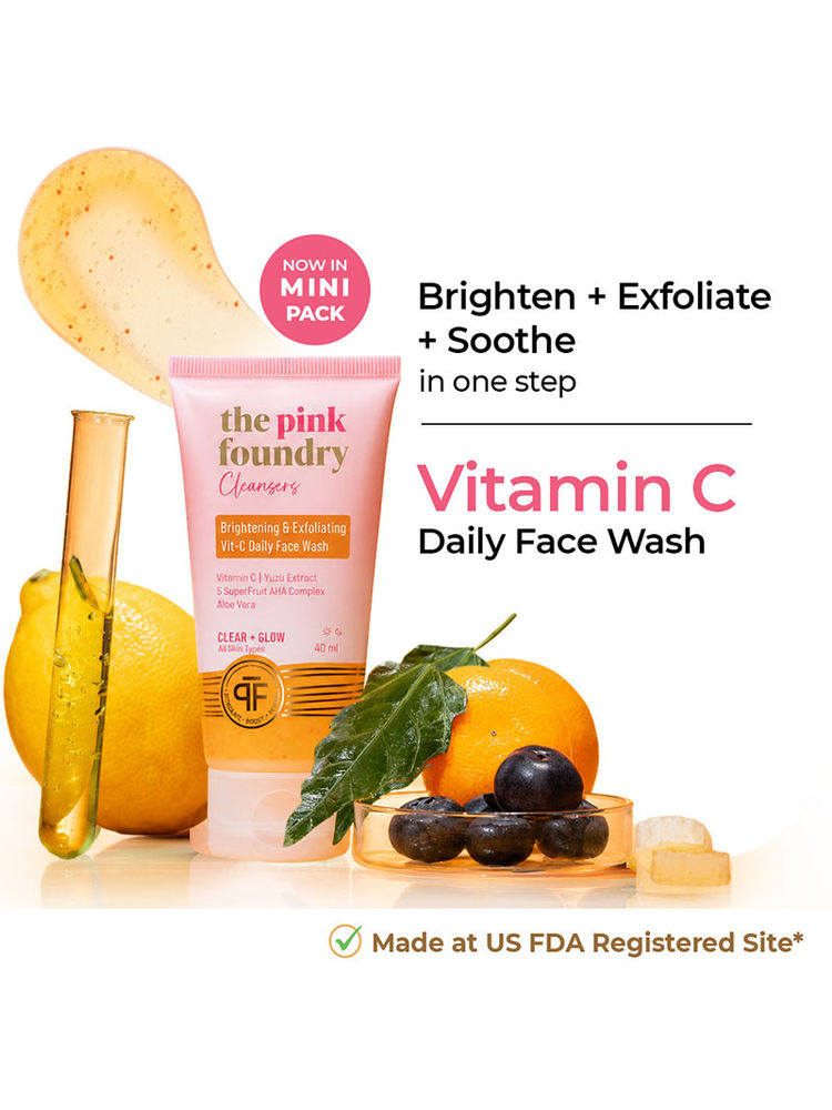 The Pink Foundry Brightening & Exfoliating Vit-C Daily Face Wash-image-41