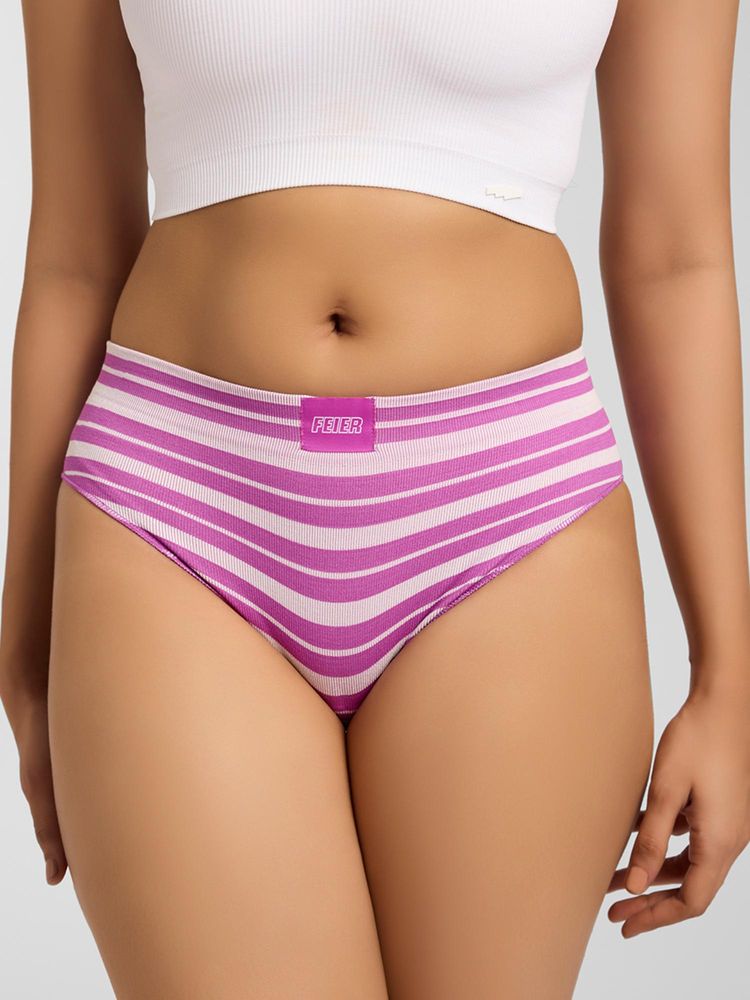 FEIER Ribbed Stripe Hipster-image-4