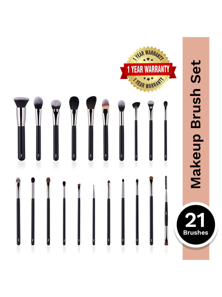 PAC Absolute Basics - Amateur & Beginner MUA Set Lightweight Ergonomic Handles Hard Case Brush Pouch