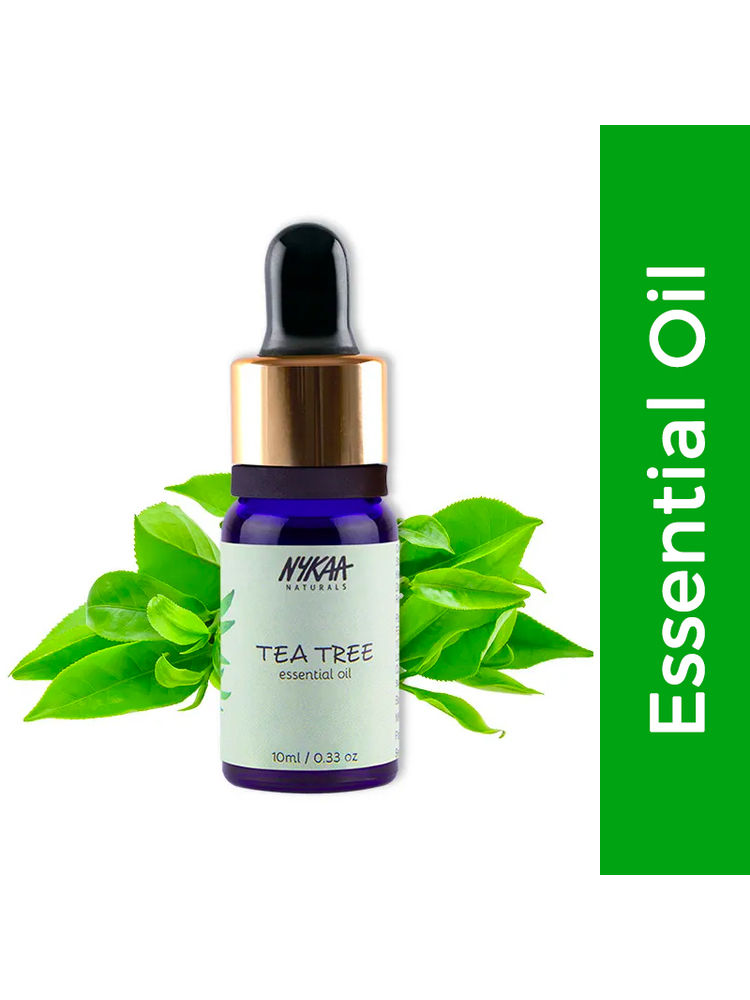 Nykaa Naturals Tea Tree Essential Oil For Acne & Hair Fall Control Solution - 100% Natural