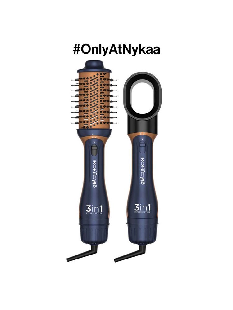 Ikonic Me 3 In 1 Express Styler- Blue-Copper