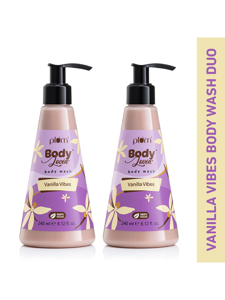 Plum BodyLovin' Vanilla Vibes Body Wash Duo