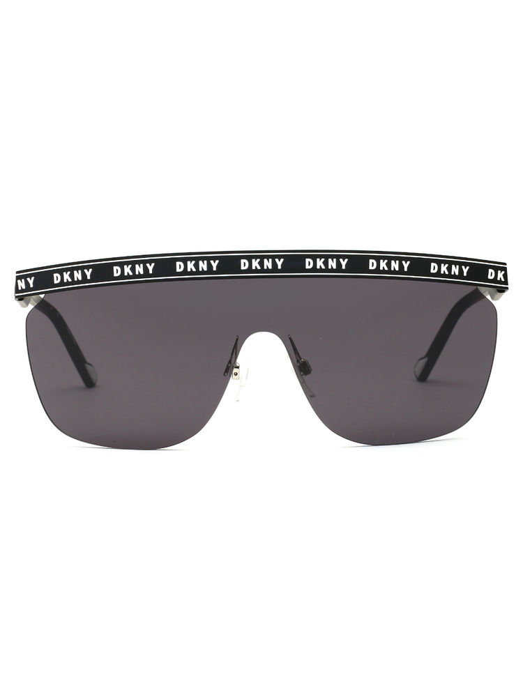 dkny accessories DKNY Smoke Lens Fashion Sunglass Supra Matte Black Frame with 100% UV Protection (60)-picture-20