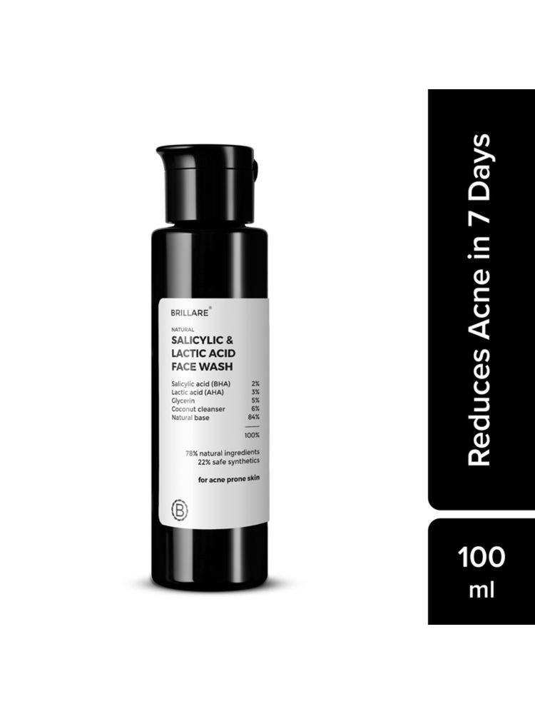 Brillare 2% Salicylic Acid Face Wash for Oily Skin Deep Cleansing, Oil Control & Acne Care-picture-24
