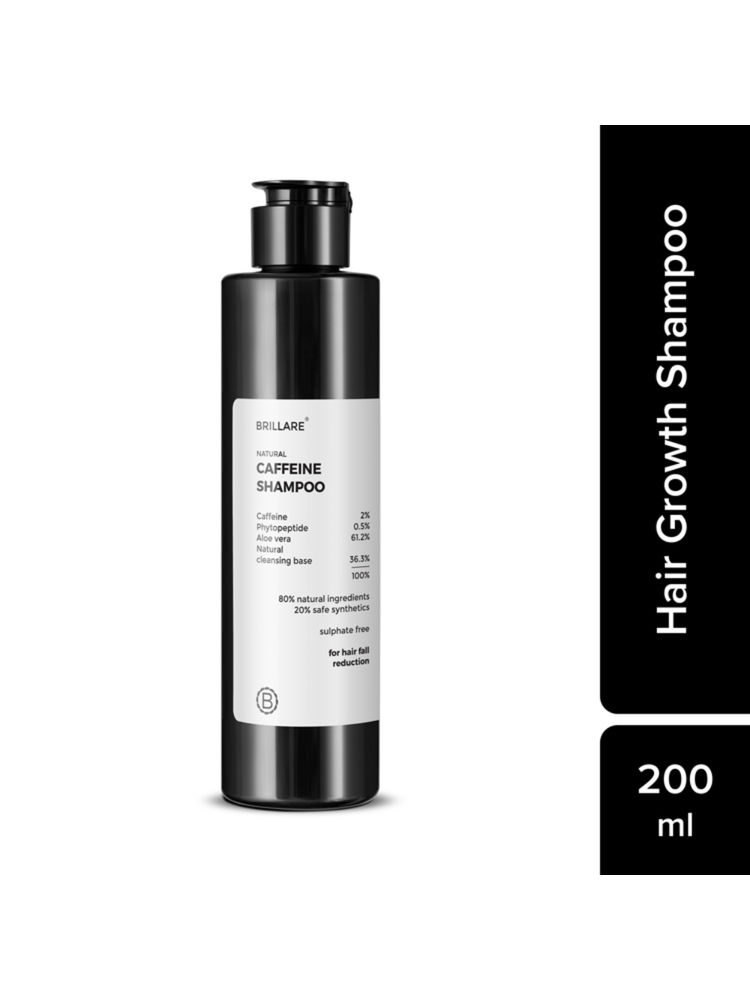 Brillare Caffeine Anti-Hair Fall Shampoo Boost Hair Growth with Caffeine & Peptides-picture-27