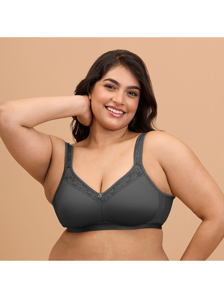 Nykd by Nykaa Wireless Minimiser Bra NYB258 Black-picture-14