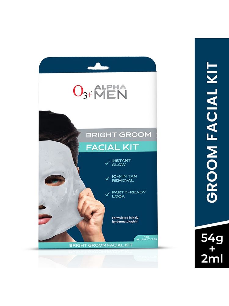 O3+ Alpha Men Bright Groom Facial Kit