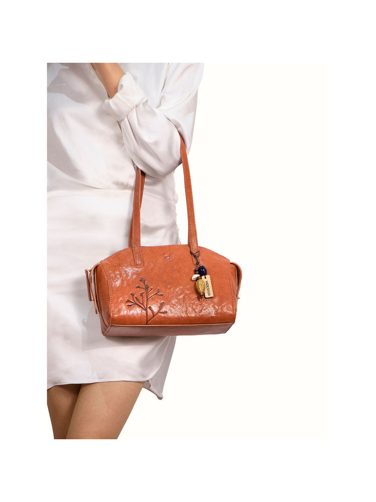 Hidesign Bloom 03 Small Casual Tan Womens Office Handbag (S)-picture-15