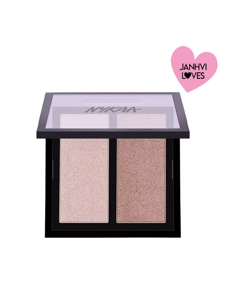 Nykaa Cosmetics Glow Getter Highlighting & Illuminating Duo Palette