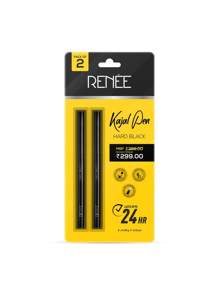 Renee Cosmetics Hard Black Kajal Pen