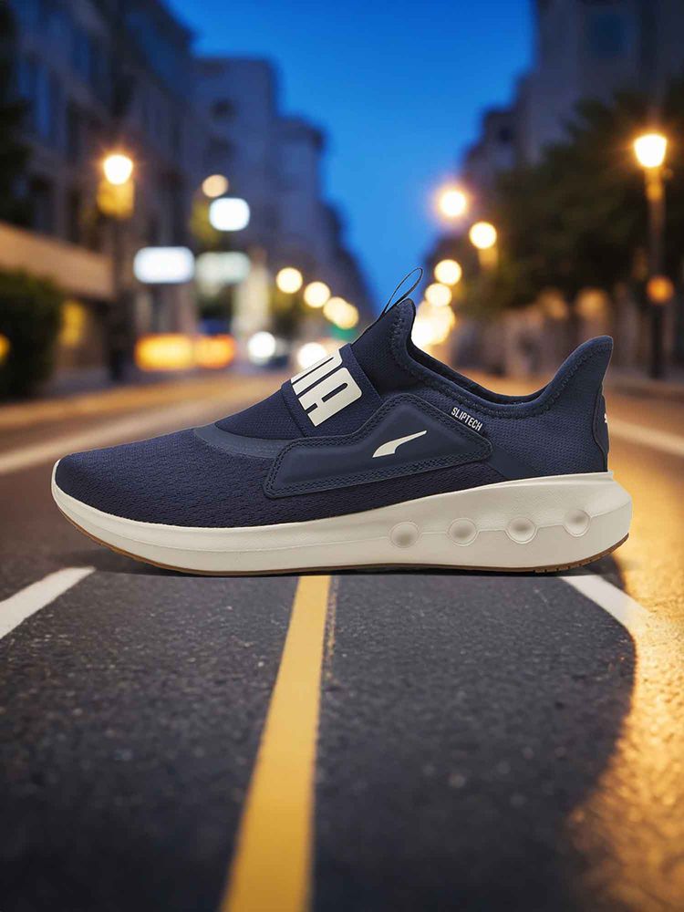 Puma Unisex Blue Softride Carson Hands-free Sliptech Walking Shoes