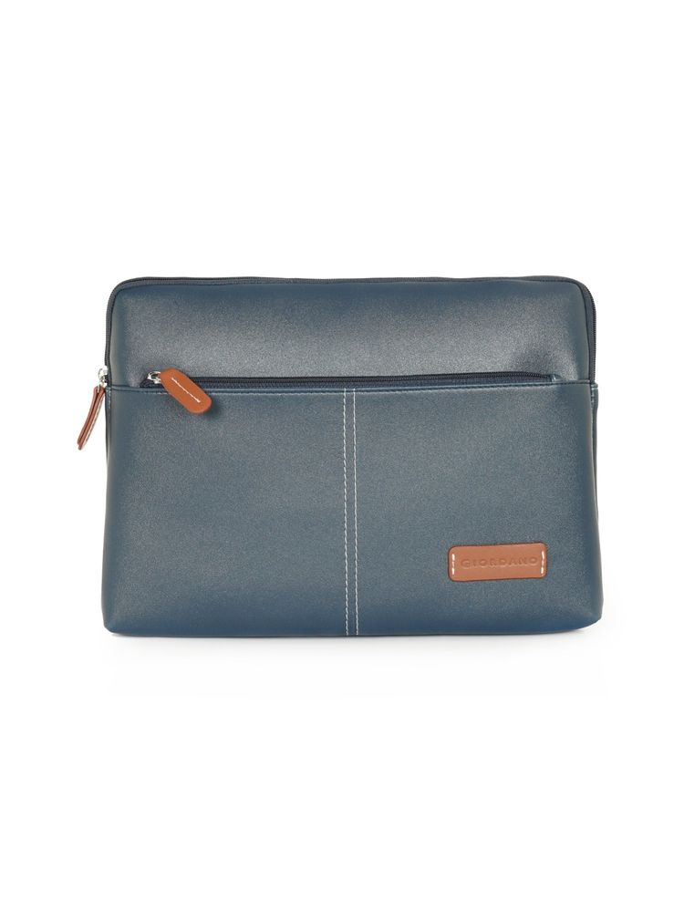 Giordano Navy Secure Slim Water-Resistant Vegan Leather 13-Inch Tablet & iPad Sleeve-picture-10