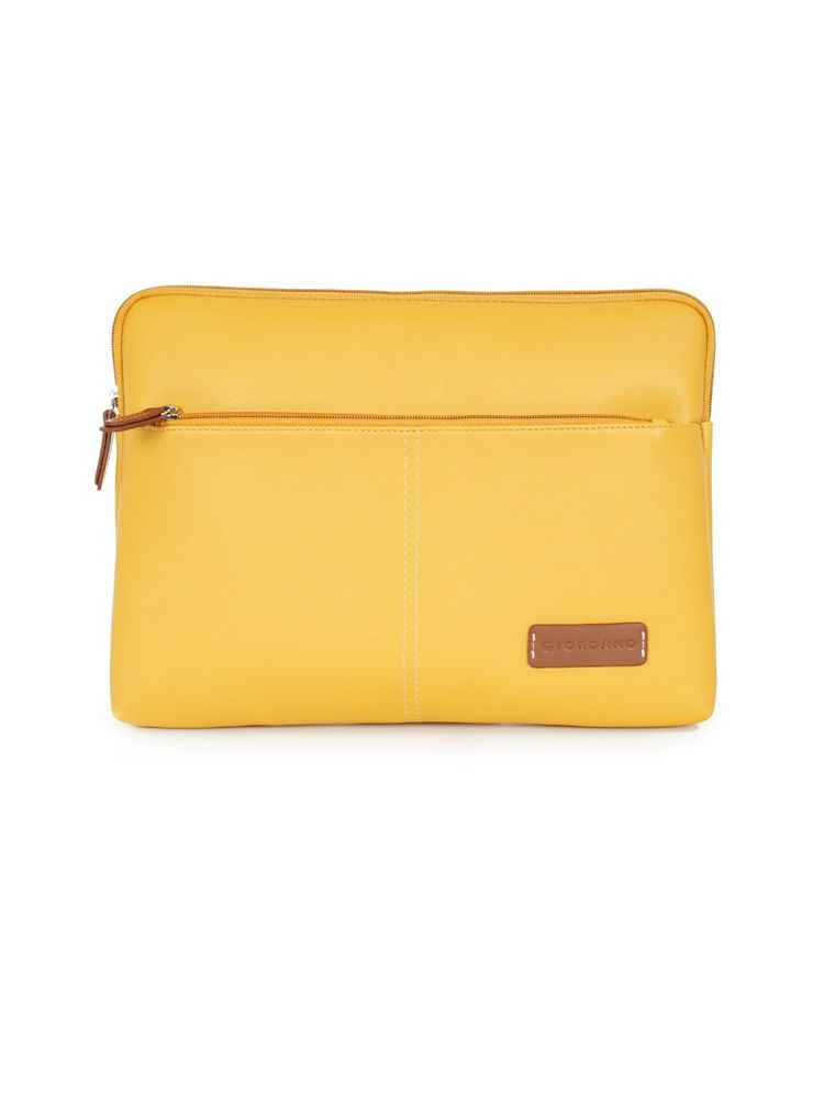 Giordano Yellow Secure Slim Water-Resistant Vegan Leather 13-Inch Tablet, iPad Sleeve-picture-20