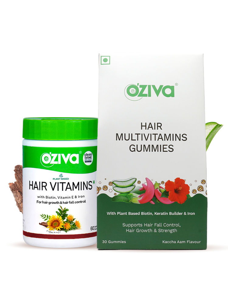Oziva Biotin Hair Multivitamin Gummies Hair Growth And Hairfall Control-picture-12