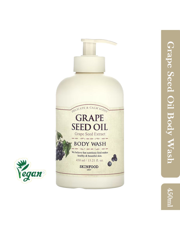 Skinfood Grape Seed Oil Body Wash - Nourishing, Antioxidant-Rich, Revitalizing-image-2