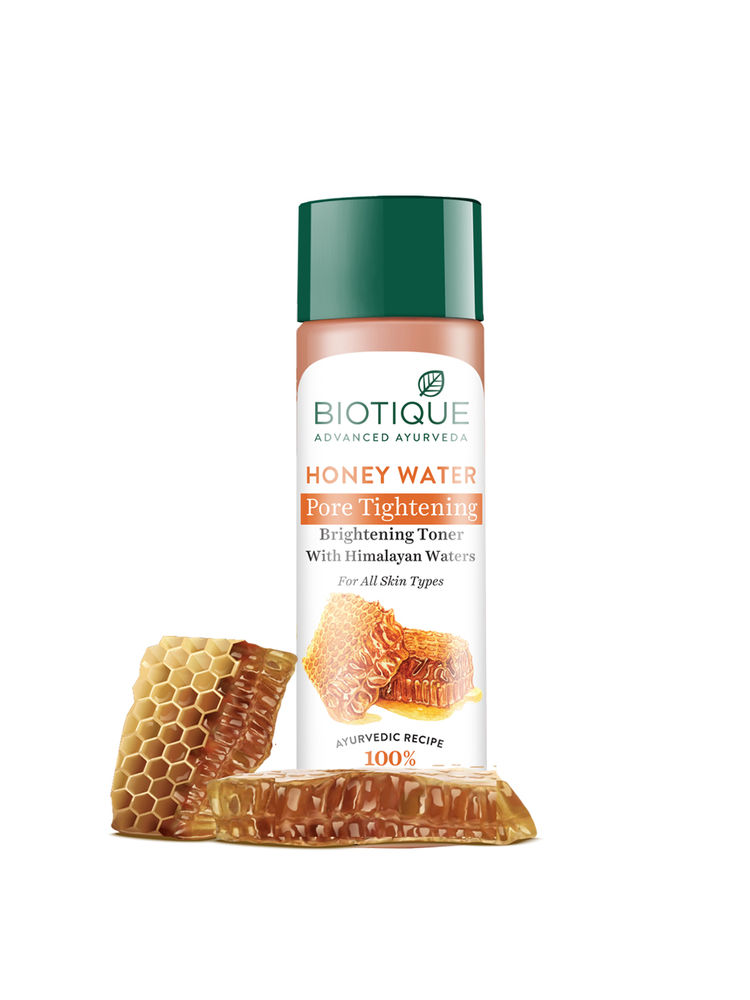 Biotique Honey Water Pore Tightening Brightening Toner With Himalayan Waters