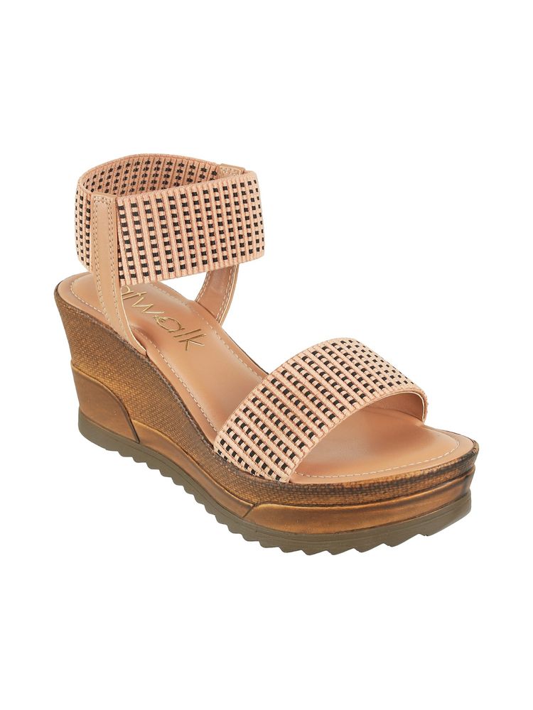 Catwalk Pink Causal Women Wedges Heels-picture-12