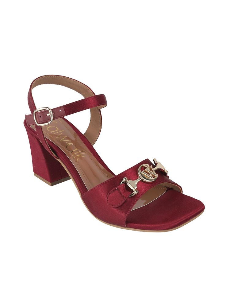 Catwalk Maroon Causal Women Sandal Heels-picture-46