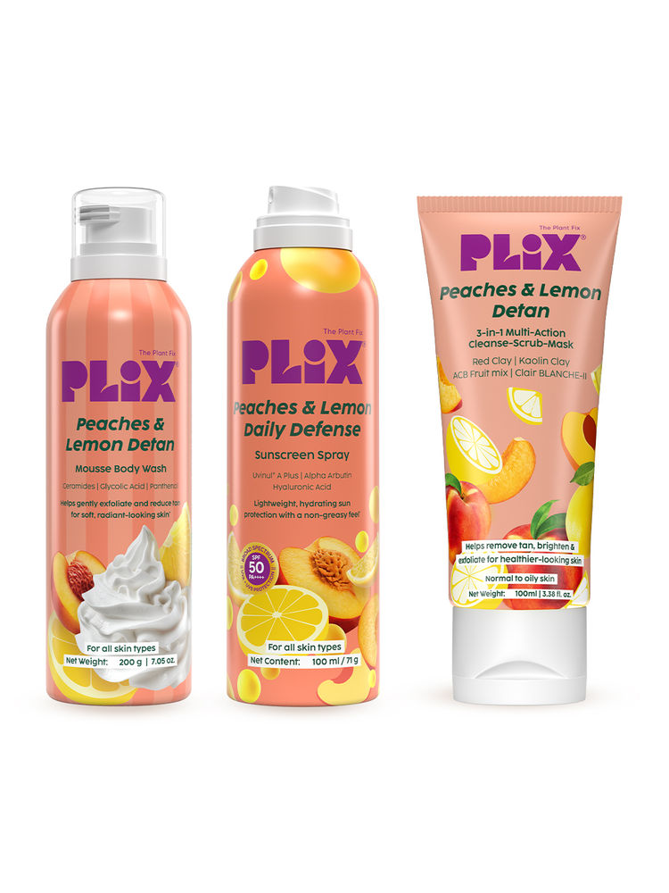 Plix Peaches & Lemon De-Tan Combo-picture-44