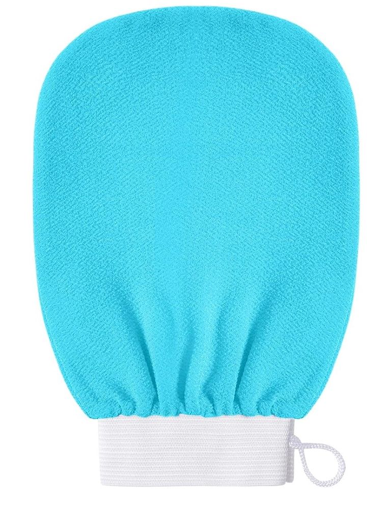 Getmecraft Exfoliating Bath Gloves - Blue-image-4