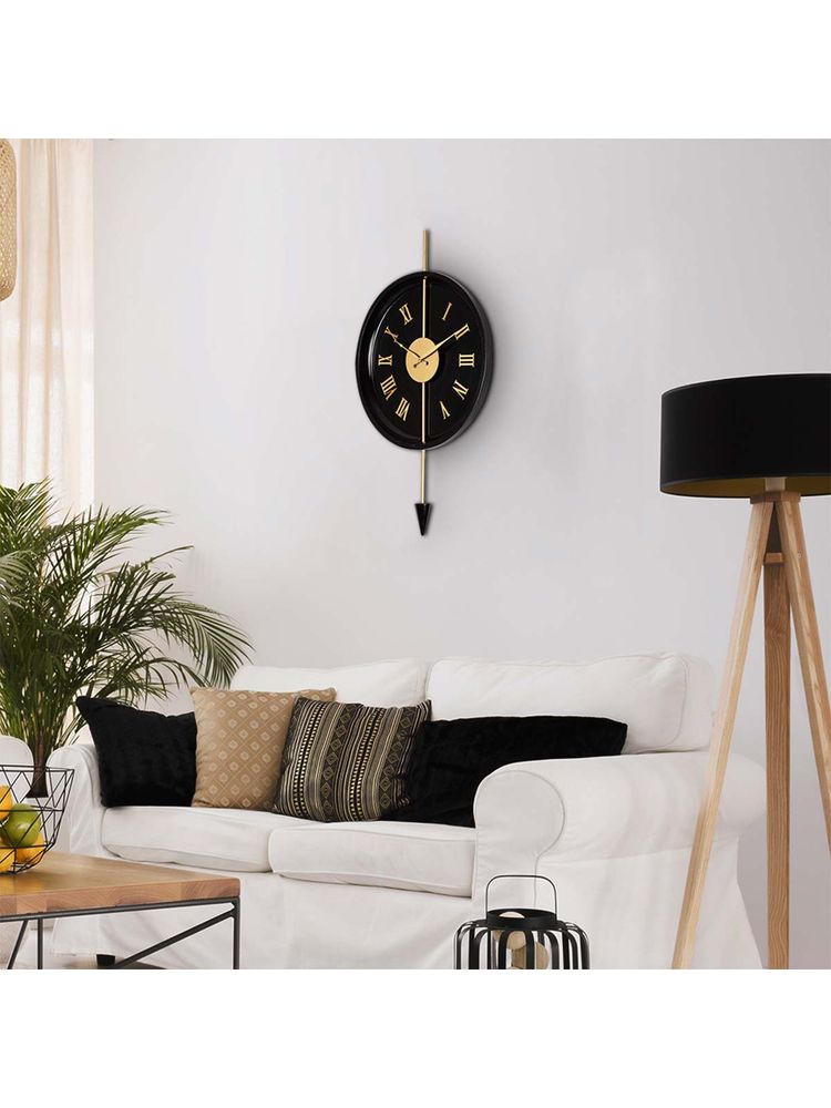 ARTYPILLAR Wooden Bowl Design Open Dial Wall Clock-image-4