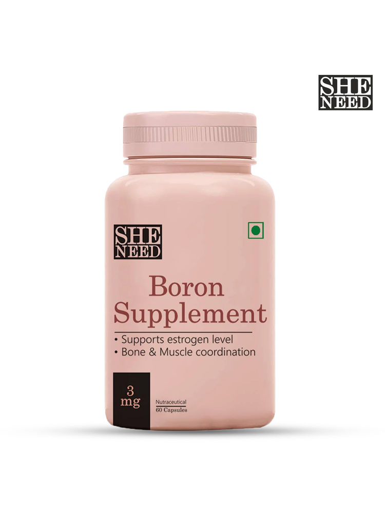 SheNeed Boron Supplement 3Mg for Bone,Muscle & Metabolism - Pack Of 2-image-24