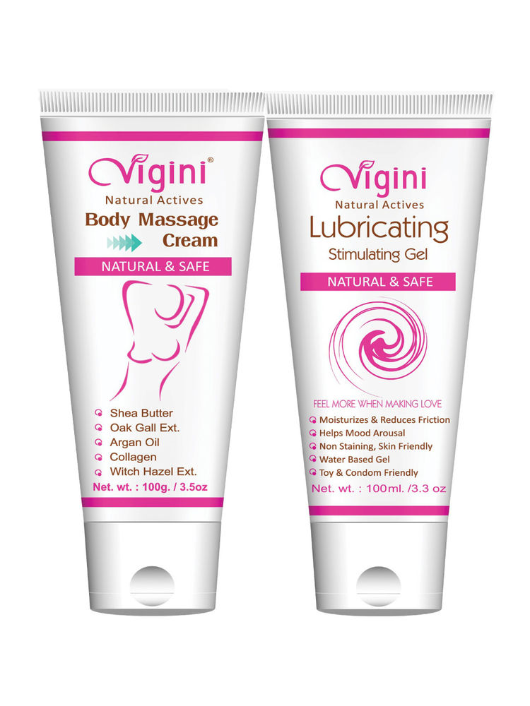 Vigini Breast Firming Bust Tightening Size Increase Cream & Vaginal Lubricant Lube Jelly for Women