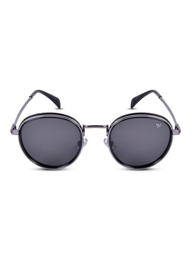 Voyage Grey Round Polarized Sunglasses for Men & Women - 3040Mg3982 (47)-picture-36