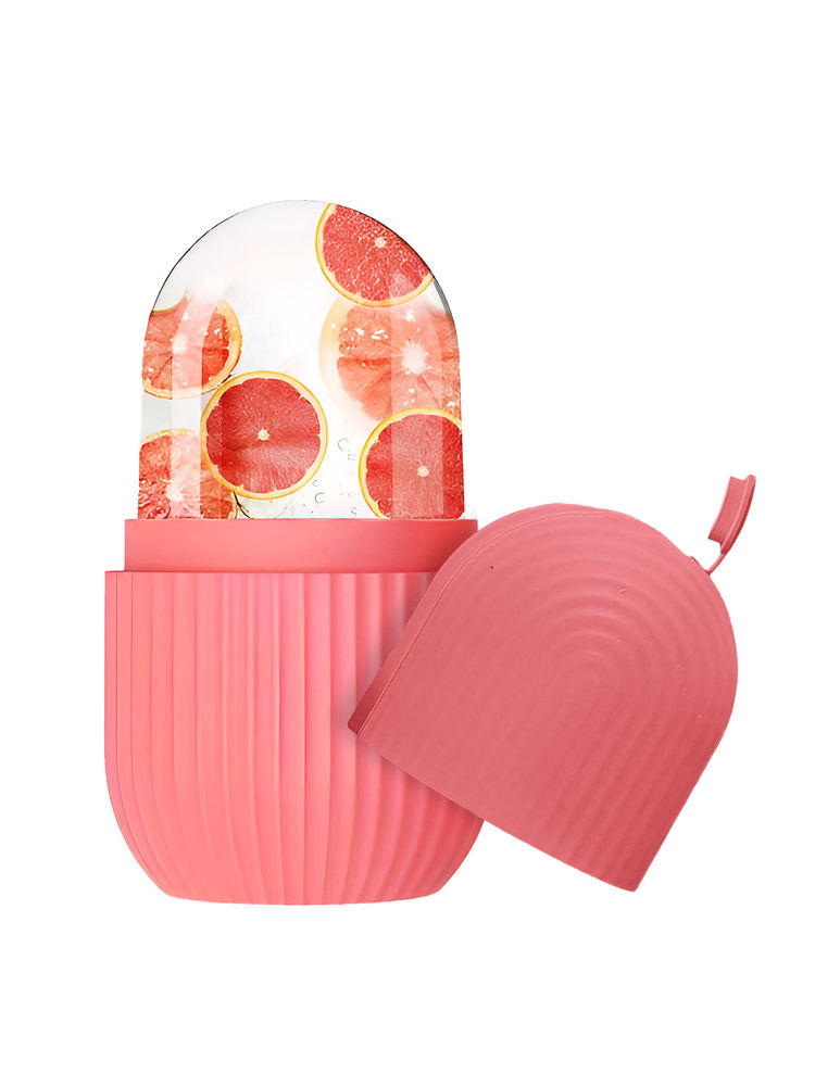 Matra Facial Ice Roller Silicone Ice Face Massager - Pink-image-44