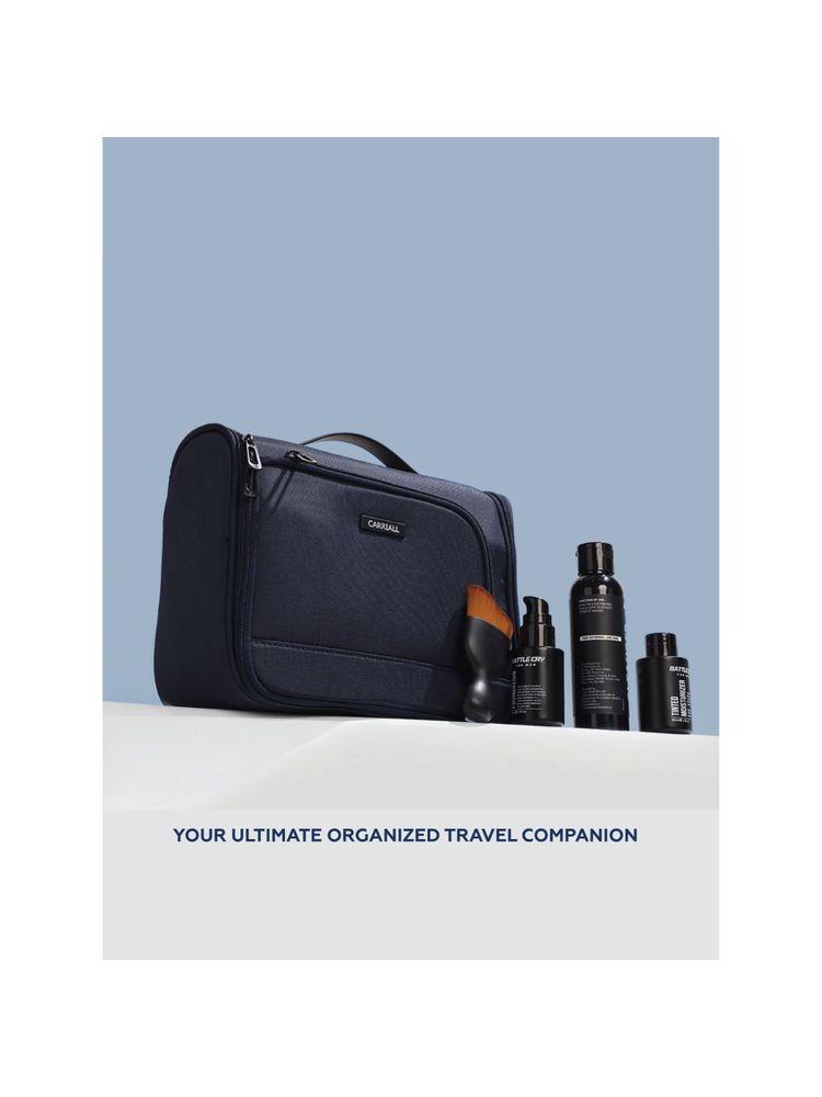 CARRIALL The Prepp Kit | Unisex Polyester Toiletry Bag with hook | Large Capacity of 6 Liters-picture-40