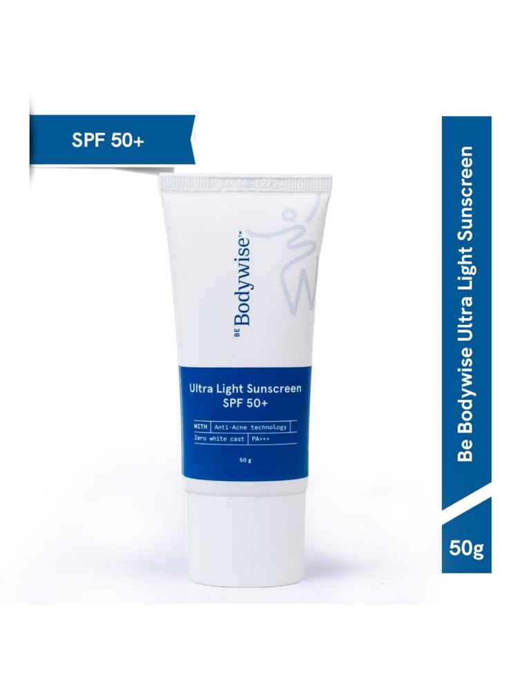 Be Bodywise Ultra Light Sunscreen SPF 50+ with SunOne-J & AcZero For Oily, Dry, Acne-prone Skin-picture-13