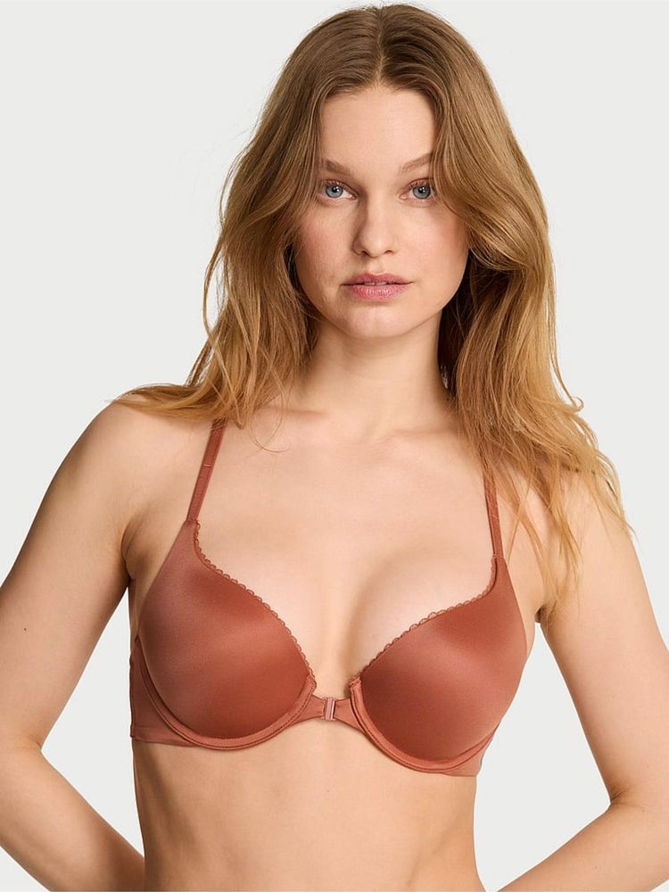 Victoria's Secret Brown Solid Underwired Heavily Padded Bra-image-32