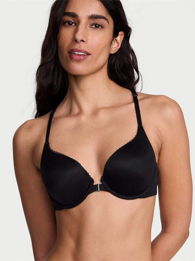 victoria's secret intimates Victoria's Secret Black Solid Underwired Heavily Padded Bra-picture-17