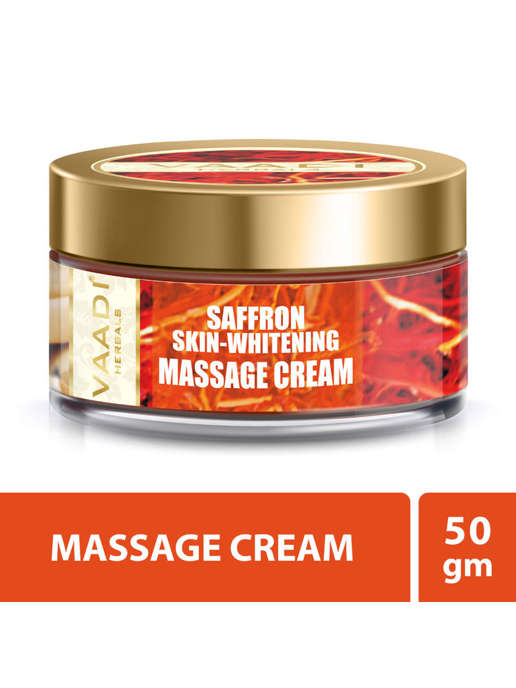 Vaadi Herbals Saffron Skin-Whitening Massage Cream-picture-9
