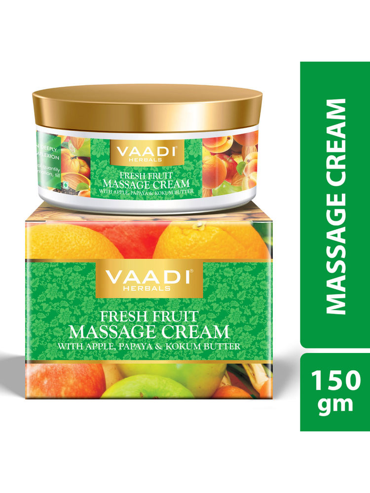 Vaadi Herbals Apple Papaya & Kokum Butter Fresh Fruit Massage Cream-picture-10