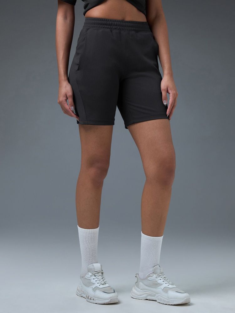 Technosport Women Regular Fit Elastoplus Sports Shorts-image-7